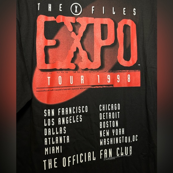 Vintage X Files T-shirt 1998 rare - Picture 6 of 7